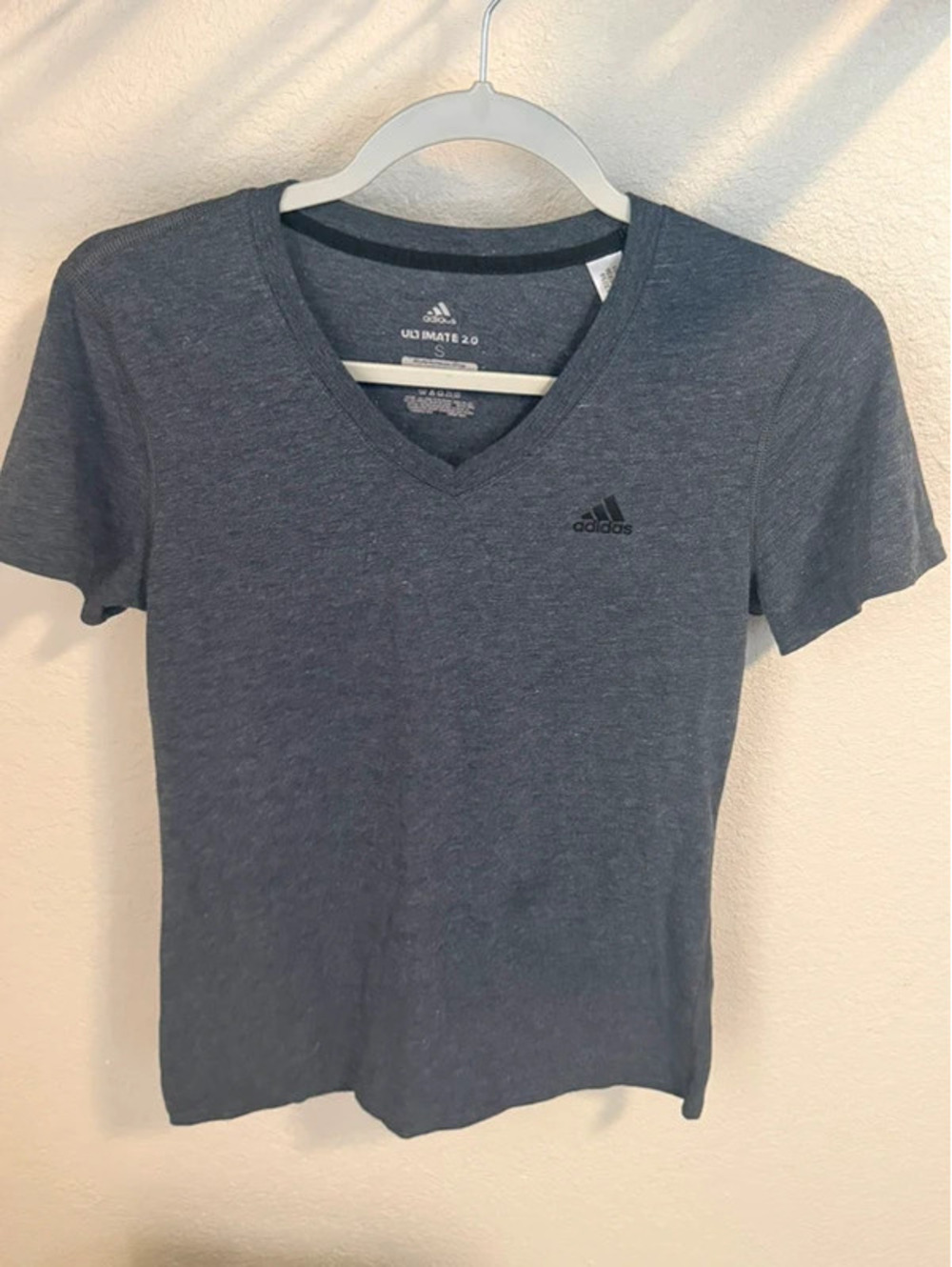 adidas Women's Ultimate 2.0 V-Neck Tee - Size S